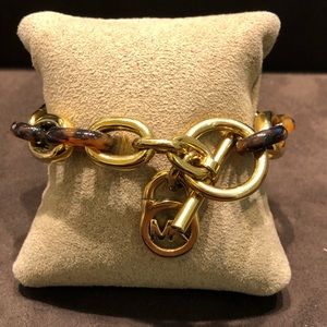 Michael Kors logo chain bracelet